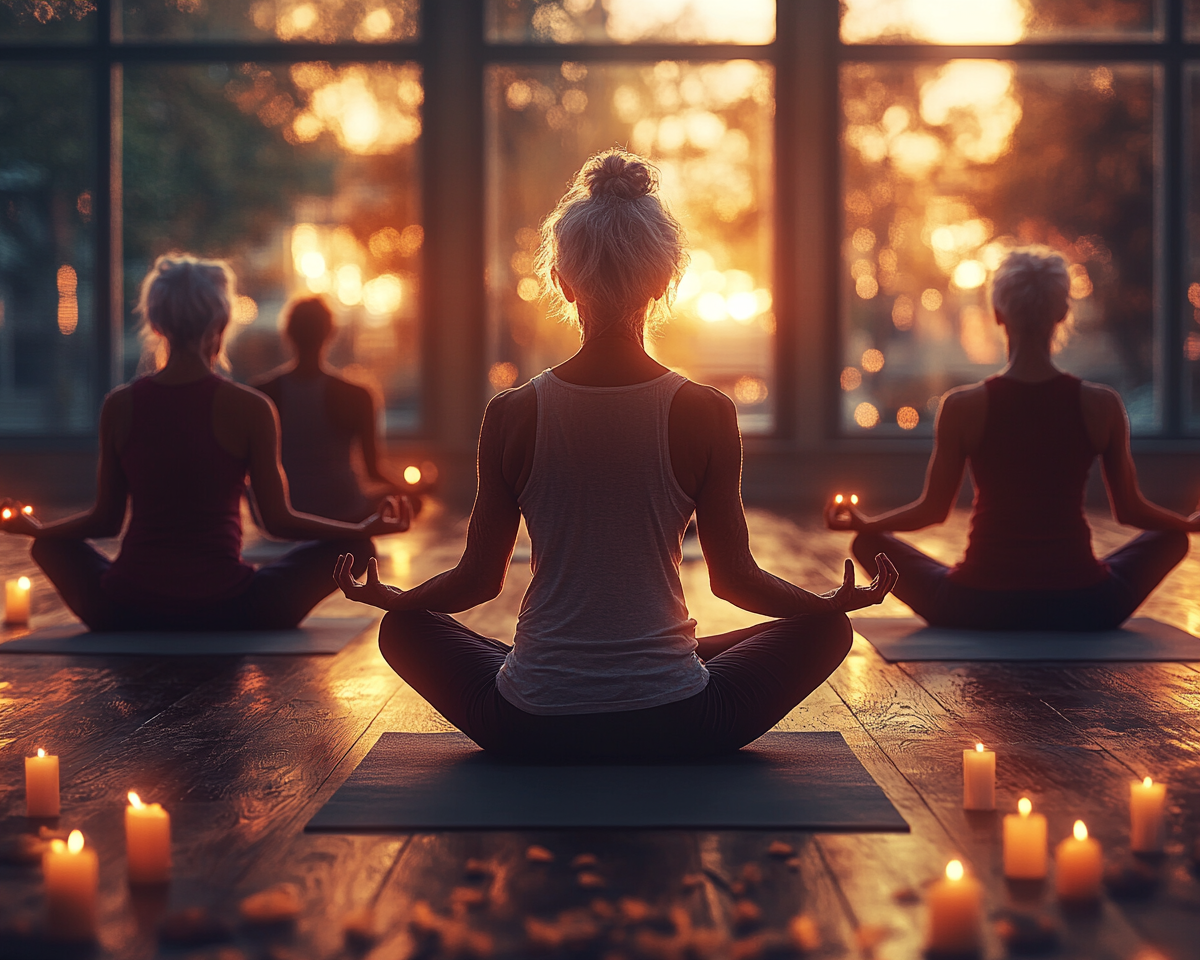 Медитативна поза для старшого віку